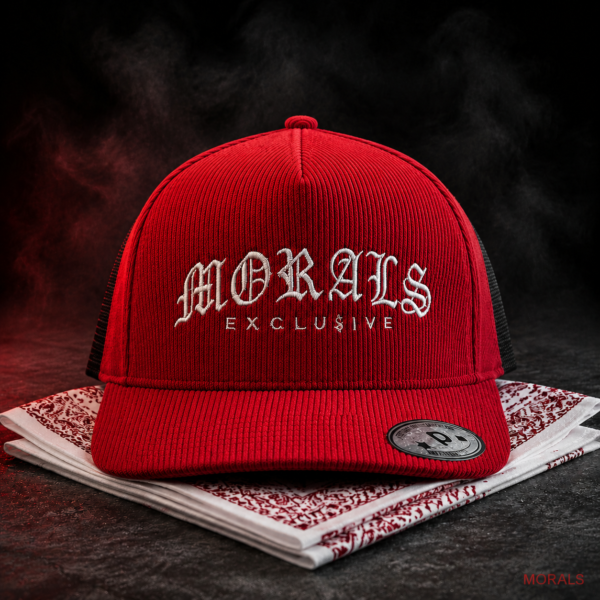 MORALS MORED CORDUROY TRUCKER HAT